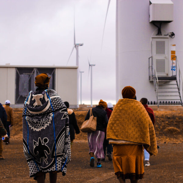 la crête venteuse qui pourrait alimenter 15% du Lesotho en électricité