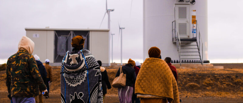 la crête venteuse qui pourrait alimenter 15% du Lesotho en électricité